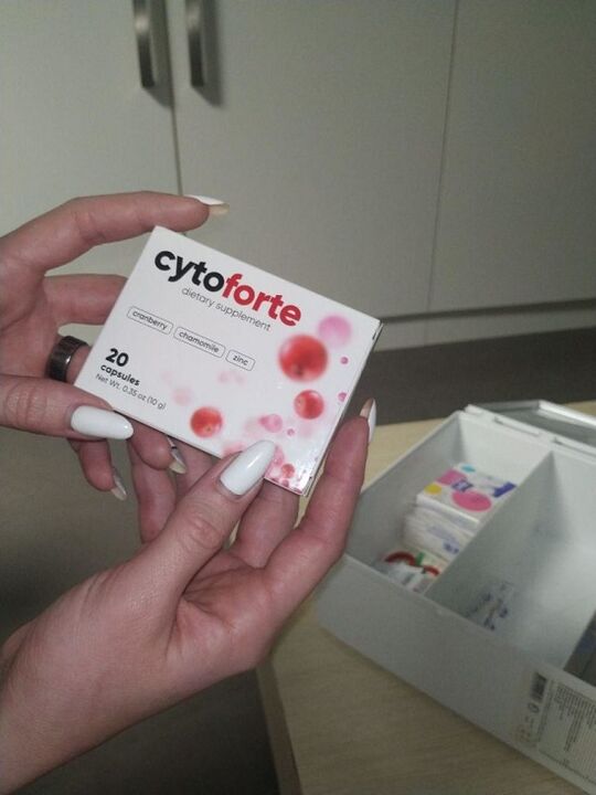 remedio para el tratamiento rápido de la cistitis Cyto Forte - experiencia personal de uso